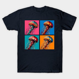 Pop Jellyfish Art - Trendy Marine Life T-Shirt